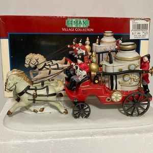 Lemax Village Collection “Off To The Fire” 1996 Vintage